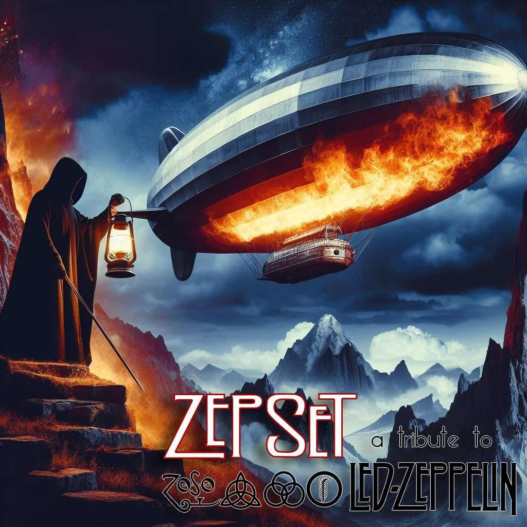 Affiche : Zepset - tribute Led-Zeppelin